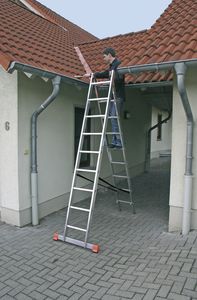 Aluminiumleiter / Falt / für Bedachungen / Multifunktion