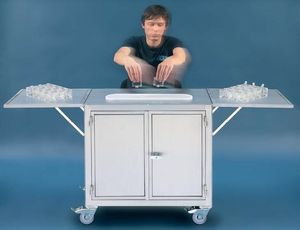 Lösungsmittelreinigungsanlage / Wasser / automatisiert / für Glas