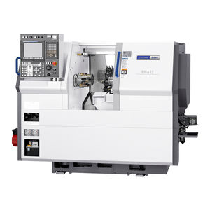 CNC-Drehmaschine / 3-Achs / Zweispindel / Doppelrevolver