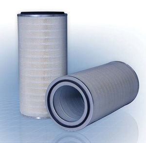Gas-Filter / Druckluft / mit Patronen / zylindrisch