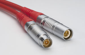 Datensteckverbinder / Koaxial / Push-Pull / wasserdicht