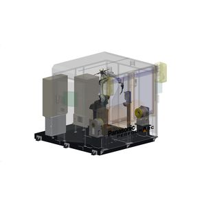 Lichtbogenschweiß Roboterzelle / für Bearbeitungszentrum