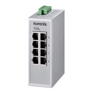 Ethernet-Switch / managed / 8 Ports / Netzwerkschicht 2 / DIN-Schienen