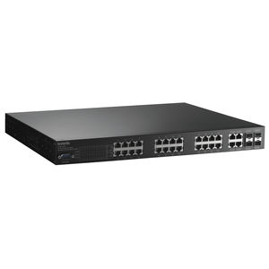 rackfähiger Ethernet-Switch / managed / 24 Ports / PoE