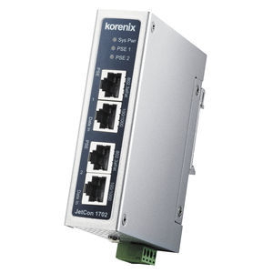 Ethernet-Switch / Hochleistung / 2 Ports / PoE / für Industrieanwendungen