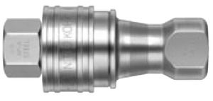 Schraubanschluss / gerade / pneumatisch / Stahl