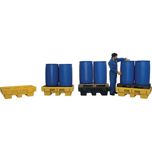 Auffangpalette für 2 Fässer / Polyethylen