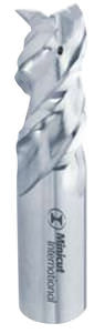 Vollmetall-Fräser / Schrupp / HSS / für Aluminium