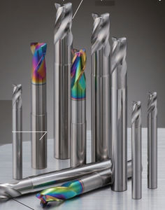 Eckradiusfräser / Vollmetall / für Kupfer / für Aluminiumlegierung