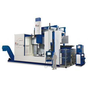 CNC-Drehmaschine / vertikal / 2 Achsen / großformatig