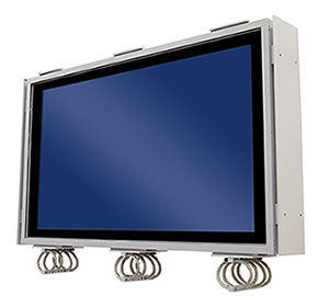 LCD-Monitor / für Wandmontage / breit / mobil