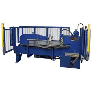 kreisförmige Schere / hydraulisch / für Bleche / Bördelmaschine