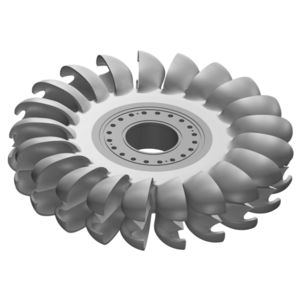 hydraulische Turbine / Pelton