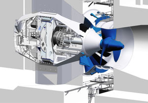 hydraulische Turbine / vertikal / Kaplan