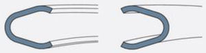 gefederte Dichtung / profiliert / V-Ring / Metall
