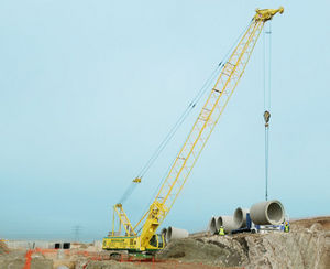 Kran auf Raupen / Gitter / für Baustellen / für Hubanwendungen
