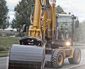 mittelgroßer Bagger / radmobil / Tier 4 Interim / für Baustellen