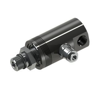 Drehdurchführung für Kühlflüssigmedien / für Werkzeugmaschinen / Aluminium / hohe Drehzahl