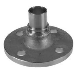 Flansch für Schläuche / aus Kohlenstoffstahl / Edelstahl / durchbohrt
