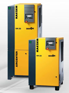 Luftkompressor / stationär / elektrisch / Schrauben