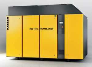 Luftkompressor / stationär / elektrisch / Schrauben