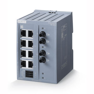 Ethernet-Switch / unmanaged / 8 Ports / LWL / DIN-Schienen