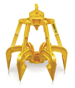 flacher Greifer / mechanischer Zweiseil / 6-Schalen / Schrott