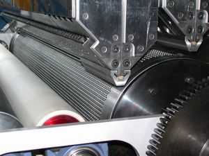 Flachfolien-Extrusionsanlage / für LDPE / Mehrschicht / für Luftpolsterfolien