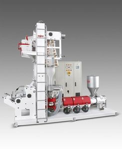 Blasfolienextrusionsanlage / für PP / für Luftpolsterfolien