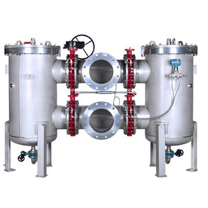 hydraulischer Filter / Doppel-Siebkorb / mit Sieb / hochwirksamer