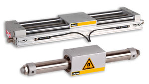 pneumatischer Zylinder / kolbenstangenlos / Doppel / Magnetkupplung
