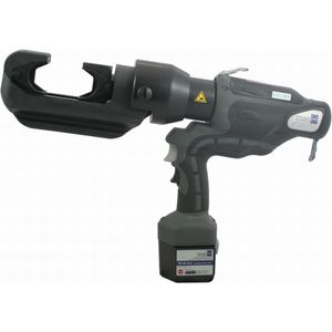 hydraulisches Crimpwerkzeug / für Kabelschuhe / für Steckverbindung / batteriebetrieben
