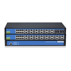 Ethernet-Switch / 24 Ports / unmanaged / LWL / Rack
