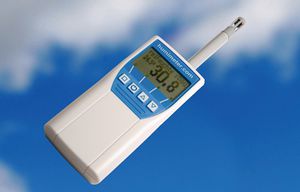 digitales Hygrometer / Handgerät / Taupunkt / relative Luftfeuchtigkeit