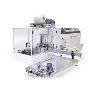 automatische Schrumpffolienverpackungsmaschine / für Kartons / Schrumpftunnel / servogesteuert