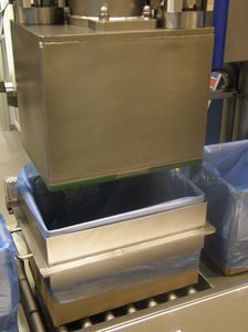 Abfüllanlage / Bag Box Ab / halbautomatisch / Gewicht / für Nahrungsmittel