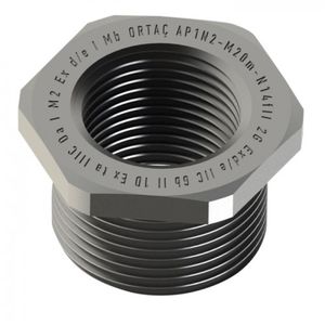 Adapter aus vernickeltem Messing / Edelstahl / ex-geschützt
