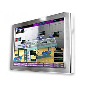 TFT-LCD-Monitor / mit resistivem 5-Draht-Touchscreen / 1024 x 768 / einbaufähig