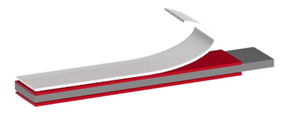 doppelseitiges Klebeband / aus PVC / für die Logistik / aus Schaumstoff