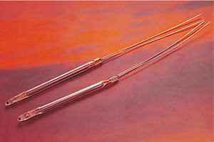 NTC-thermistor / glasverkapselt / für medizinische Anwendungen