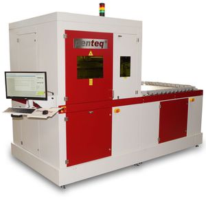 Lasermarkieranlage / automatisch / CNC / Edelstahl