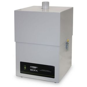 festinstallierte Rauchabzugsanlage / zur Lasermarkierung / mit Gebläse / Staub