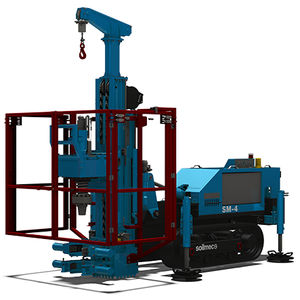 Kleinbohrgerät / auf Raupen / drehbar / hydraulisch