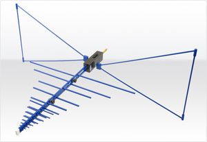 Funkantenne / bikonisch / Log-periodische / Hybrid