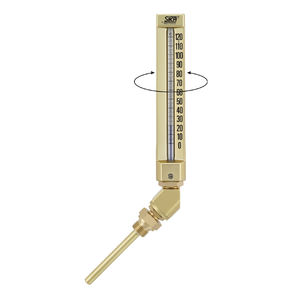 Flüssigkeitsausdehnungsthermometer / Eintauchfühler / mit direkter Anzeige / Maschinen