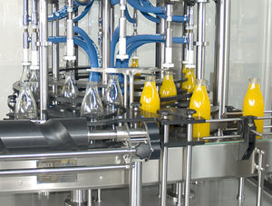 Flaschenabfüllanlage / für Glasflaschen / automatisch / mit mehreren Köpfen