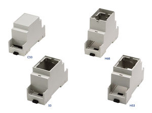 DIN-Schienen-Gehäuse / modular / aus Polyimid / für elektronische Ausrüstungen