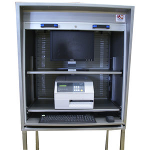 Schutzschrank / Netzwerk / freistehend / Edelstahl
