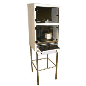 Schutzschrank / Netzwerk / freistehend / Flügeltüren