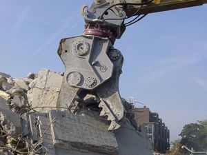 Messermühle / vertikal / für Kabel / für Bagger